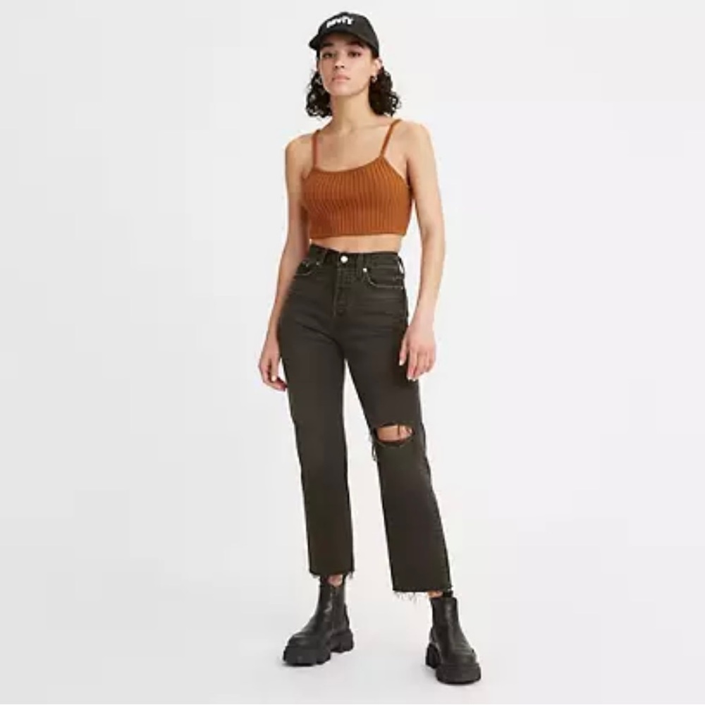 Levi's Wedgie Black Jeans